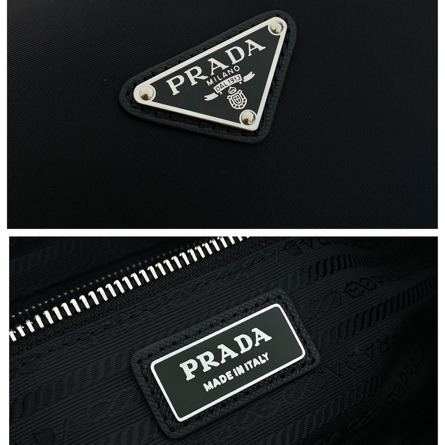 高仿Prada*Re-Nylon系列1BB154尼龍旅行袋黑色大號純原版本