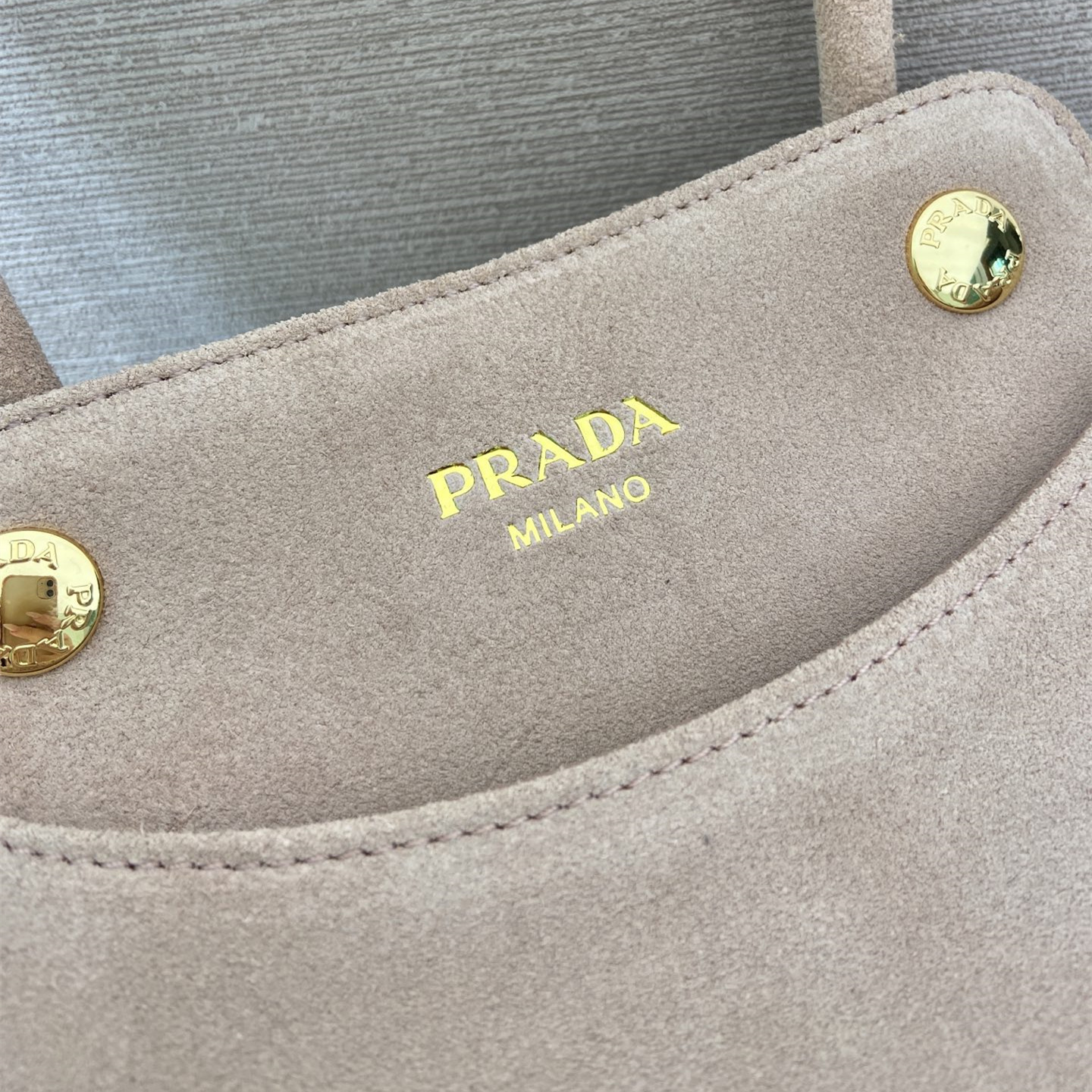 高仿Prada*Carry系列1BA496牛皮手提包睡蓮色mini純原版本
