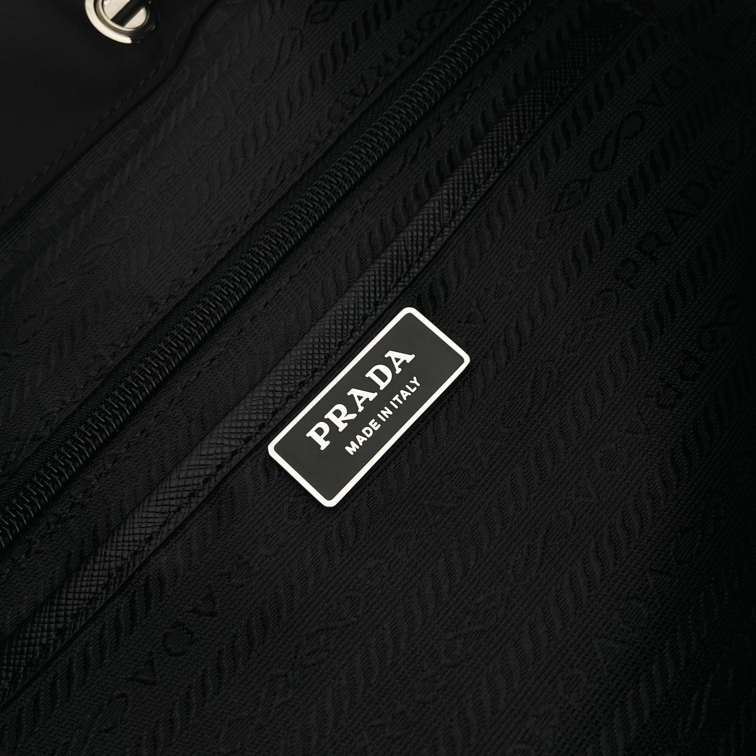 高仿Prada*Re-Nylon系列1BZ039尼龍雙肩包黑色純原版本