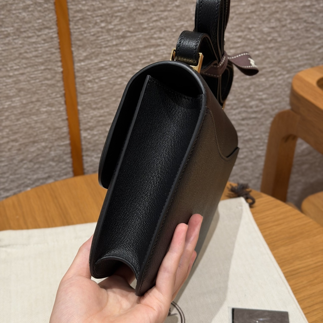 高仿Hermes*Constance24系列H080170CA89黑色山羊皮金扣純手工