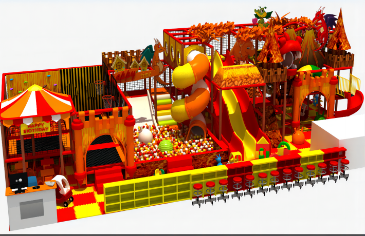 soft playground maze