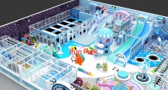 snow theme soft playground