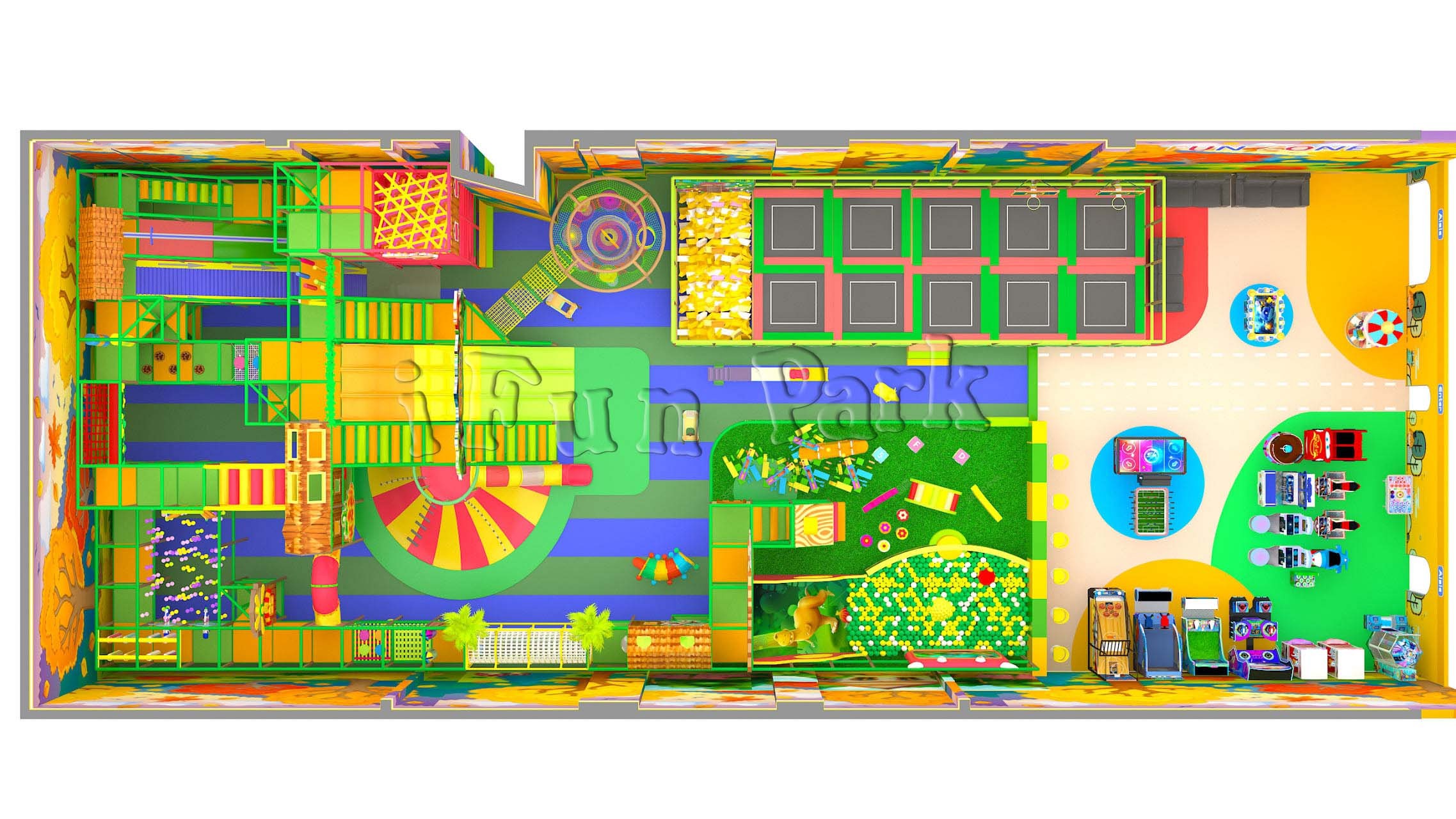 460m2 Natural forest Soft Play