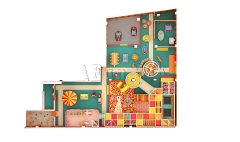 400m2 Circus Theme Soft Playground