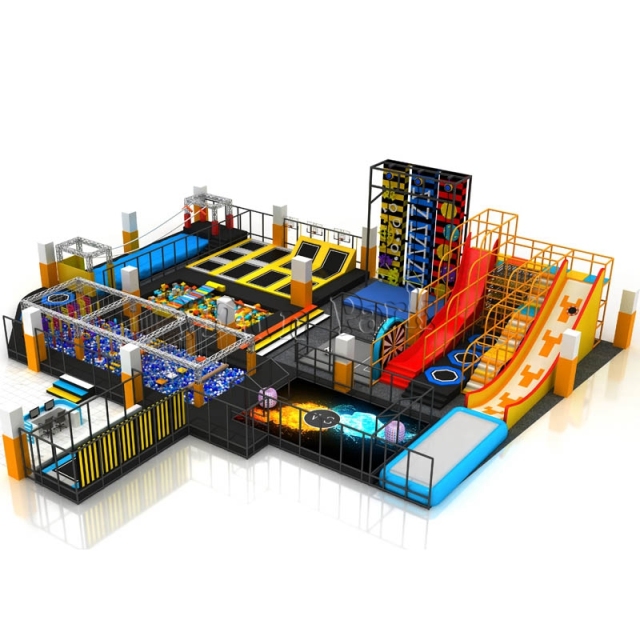 Trampoline adventure park