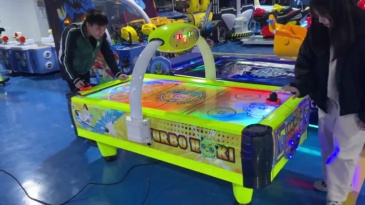 Kids Yellow Air Hockey