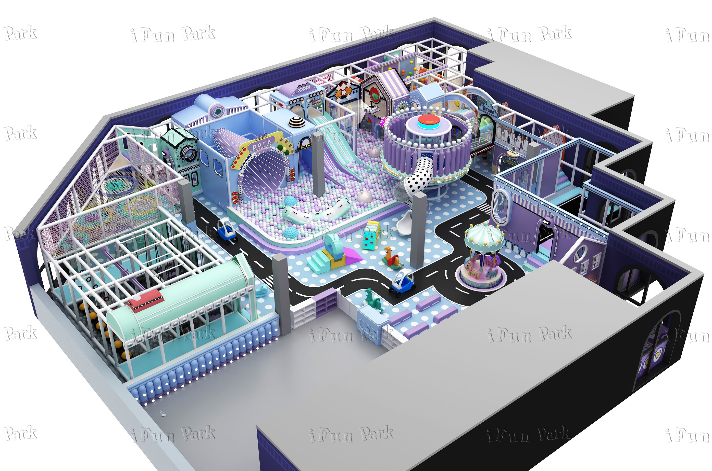 400 sqm  Soft Playground