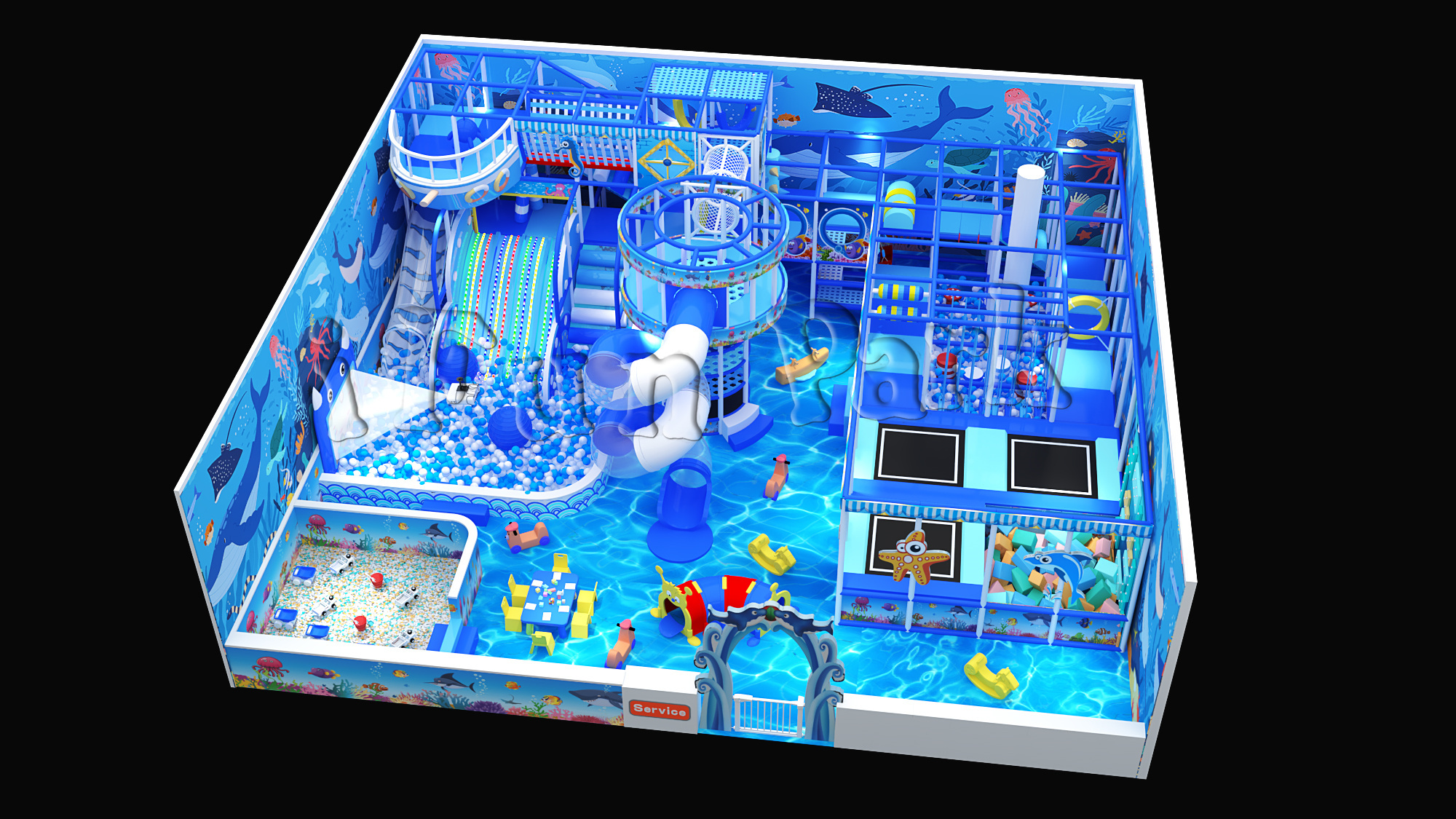 250 sqm Soft Playground