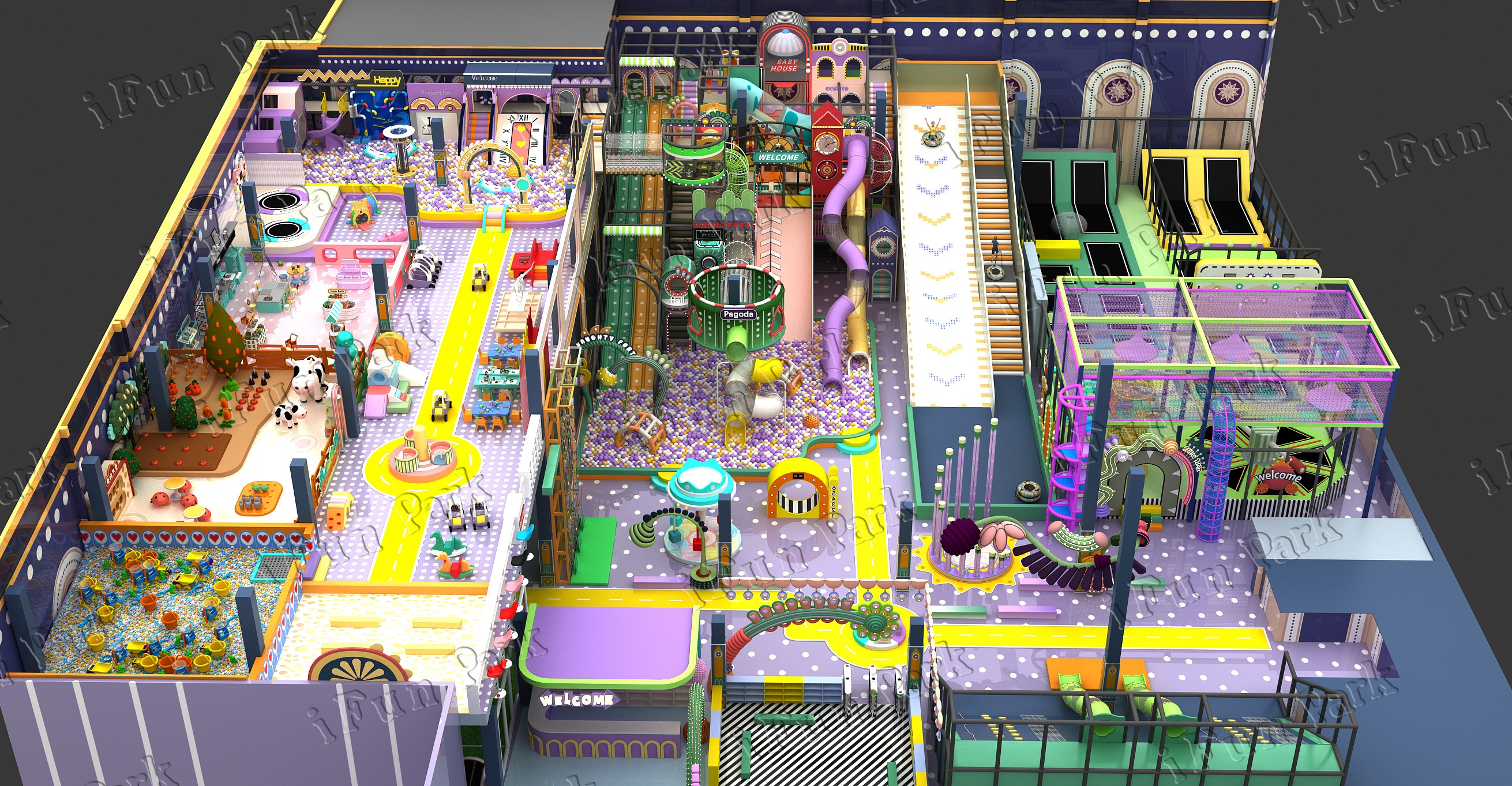1850 sqm Soft Playground