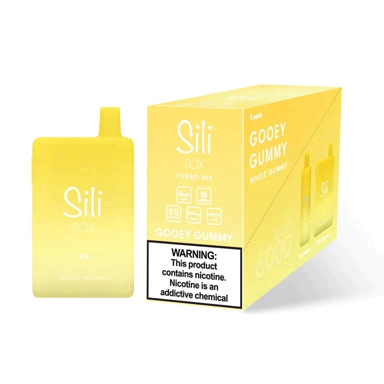 Sili Box Disposable Turbo Hit 6000 Puffs -Mixed flavors