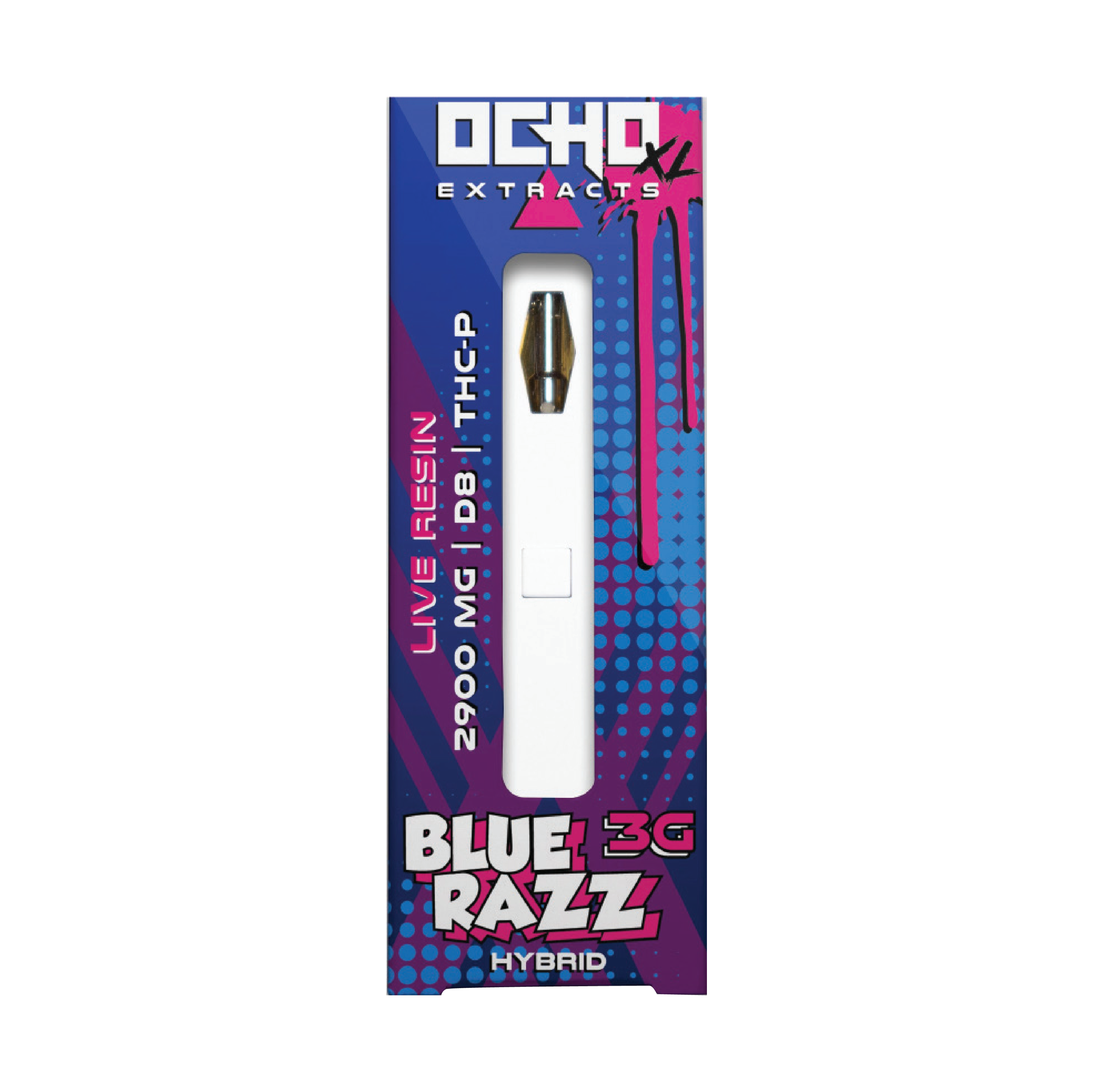 OCHO EXTRACTS XL D8 + THCP LIVE RESIN DISPOSABLE 3G