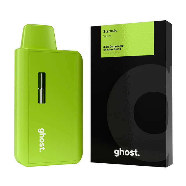 GHOST HEMP SHADOW BLEND DELTA 6 + THC-A + LIQUID DIAMONDS DISPOSABLE VAPE 3.5G