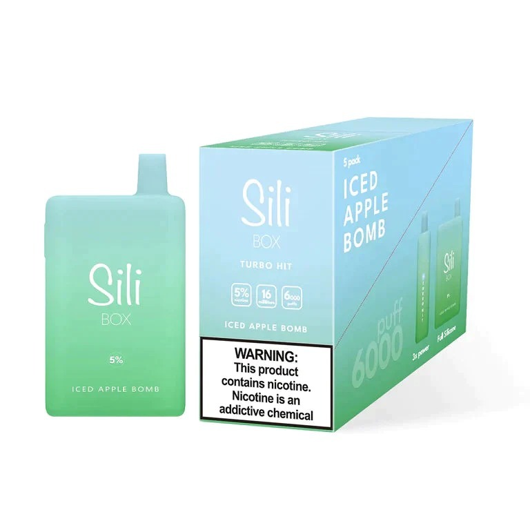 SILI BOX DISPOSABLE TURBO HIT 6000 PUFFS -FRUIT ICE