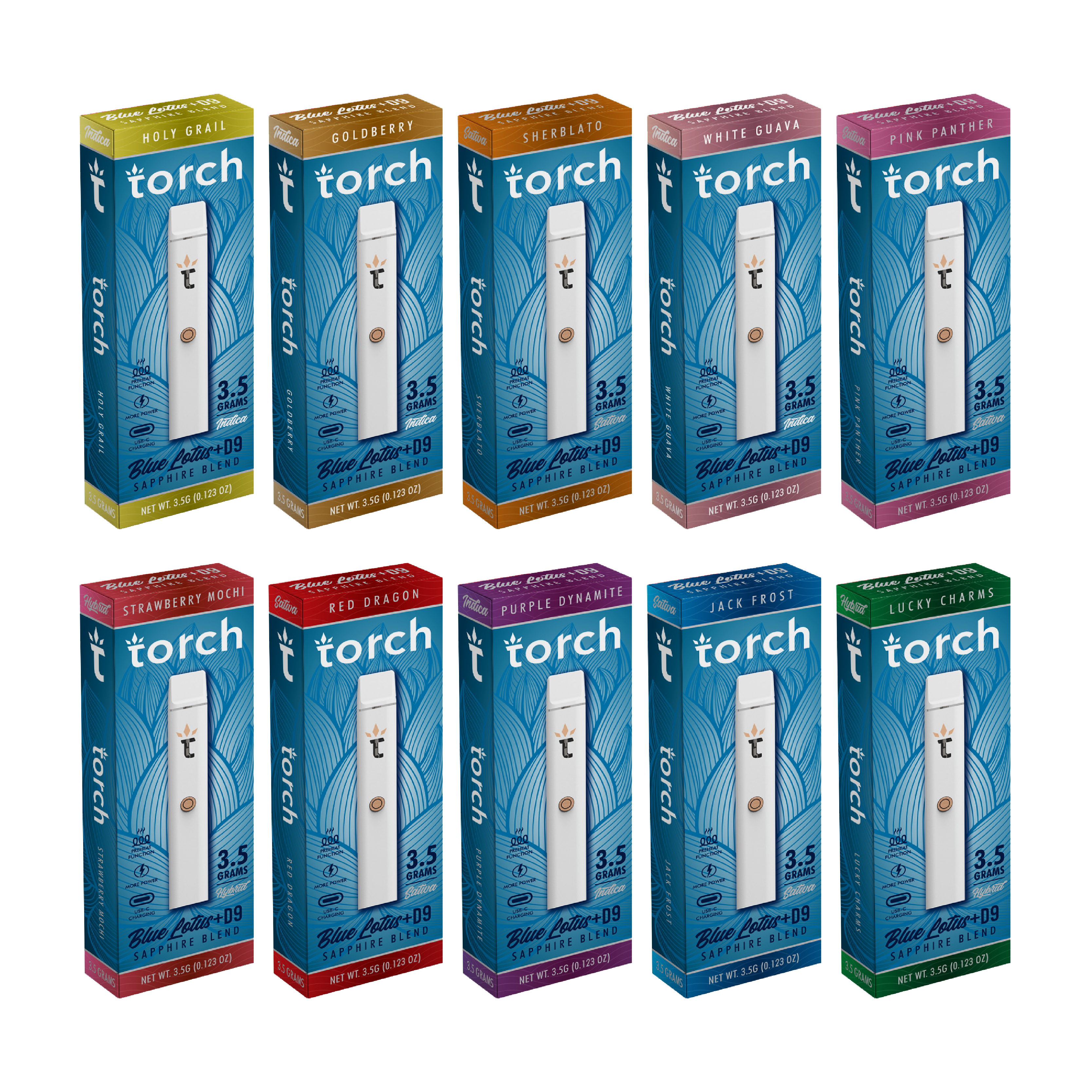 TORCH SAPPHIRE BLEND DISPOSABLE 3.5G