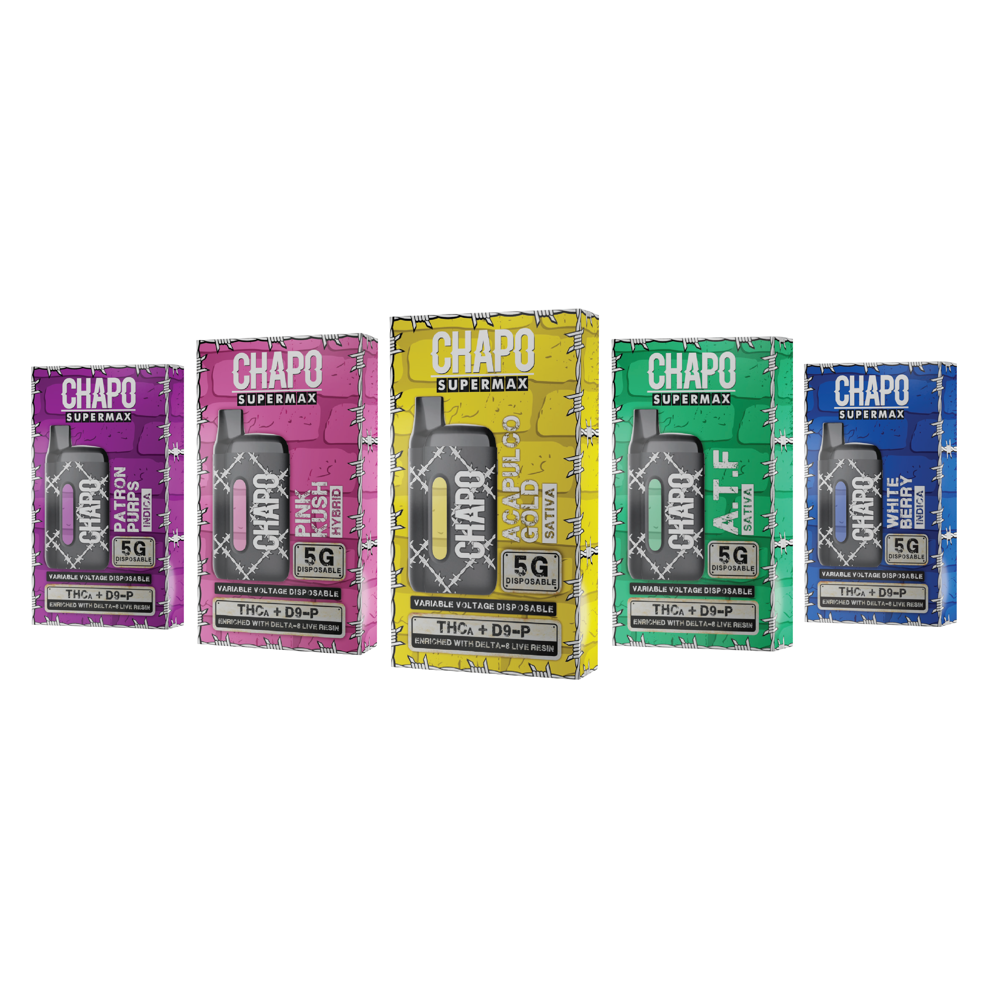 CHAPO EXTRAX SUPERMAX THCA + D9-P DISPOSABLE 5G