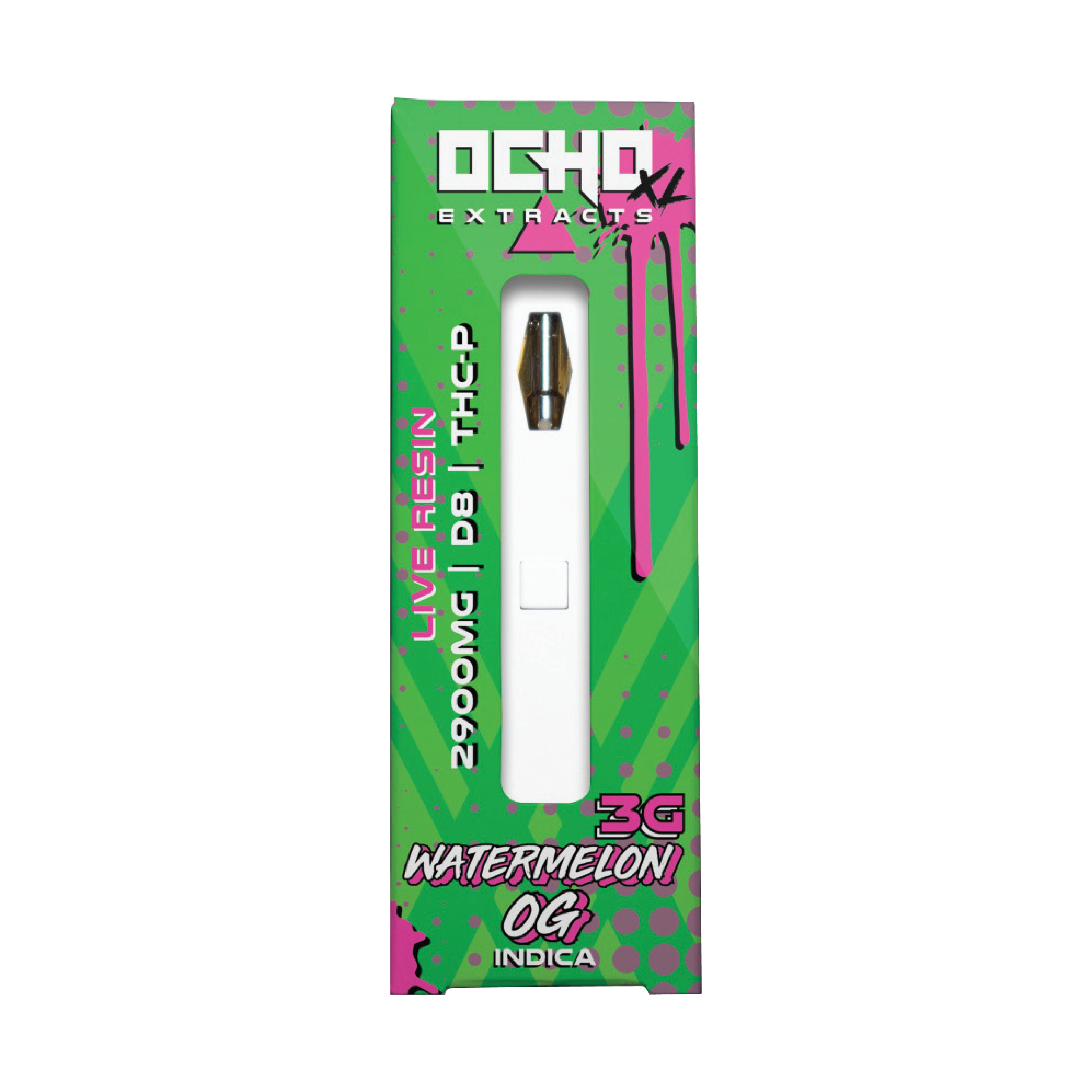 OCHO EXTRACTS XL D8 + THCP LIVE RESIN DISPOSABLE 3G