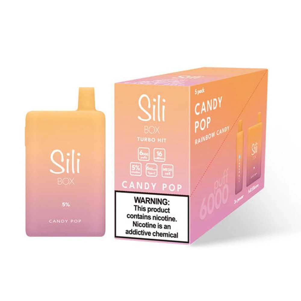 SILI BOX DISPOSABLE TURBO HIT 6000 PUFFS -PSYCHEDELIC FLAVORS