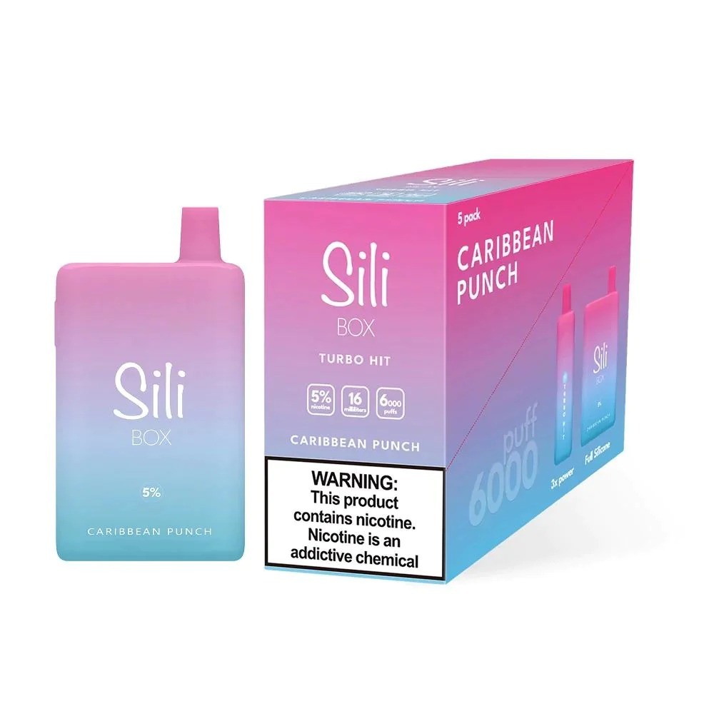 SILI BOX DISPOSABLE TURBO HIT 6000 PUFFS -MIXED FRUITS