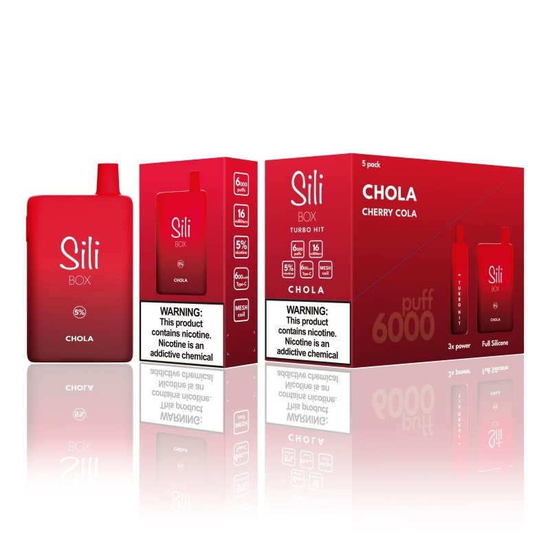 Sili Box Disposable Turbo Hit 6000 Puffs -Mixed flavors