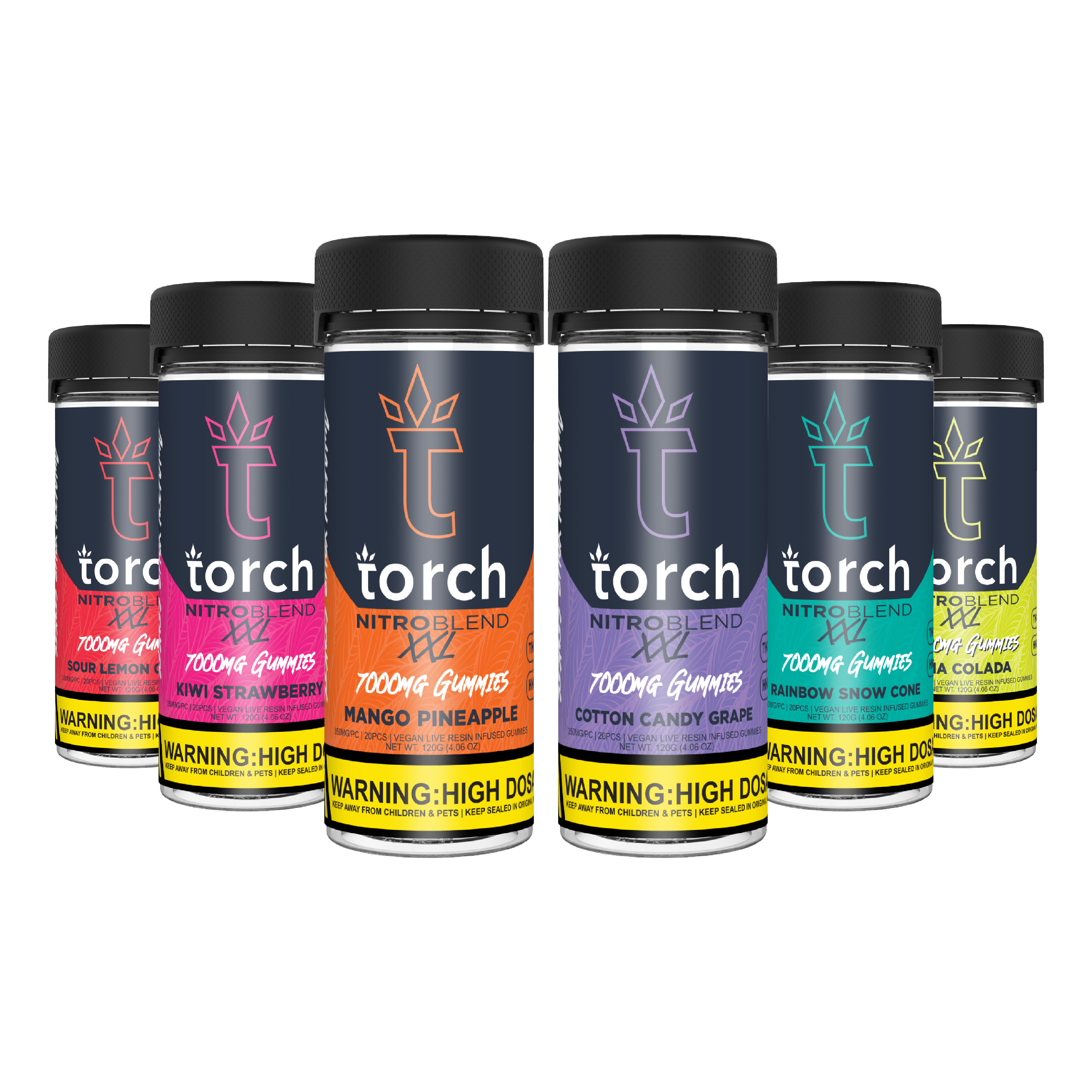 TORCH NITRO BLEND GUMMIES 7000MG