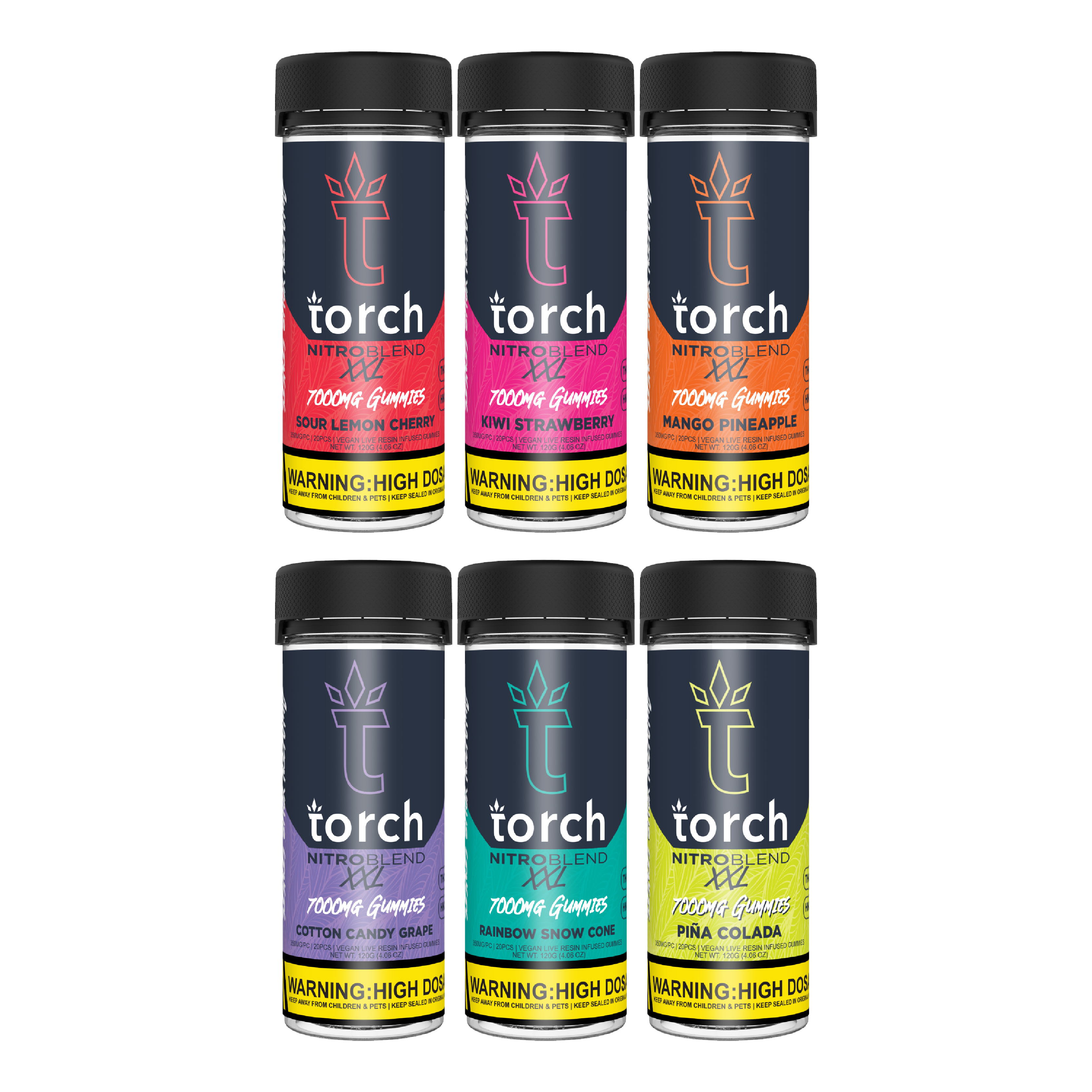 TORCH NITRO BLEND GUMMIES 7000MG