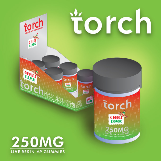 TORCH DELTA 9 LIVE RESIN GUMMIES 250MG