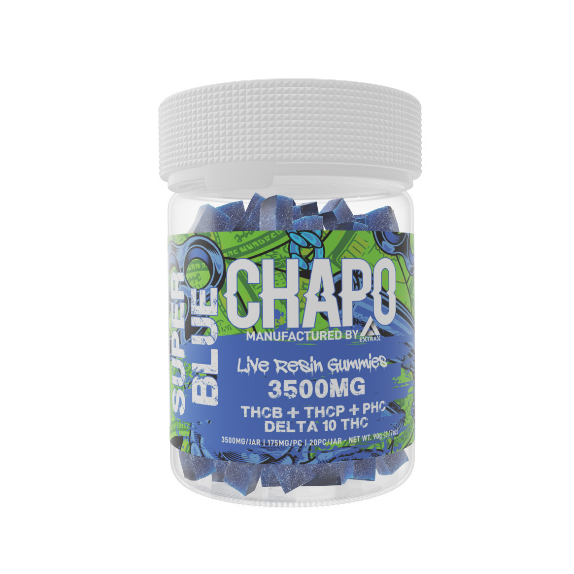 CHAPO EXTRAX LIVE RESIN GUMMIES 3500MG