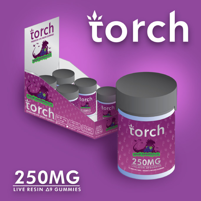TORCH DELTA 9 LIVE RESIN GUMMIES 250MG