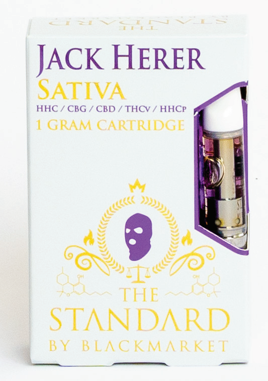 TANDARD THE STANDARD RARE CANNABINOID BLEND VAPE CARTRIDGE 1G AS HHC+CBG+CBD+THCV+HHCP