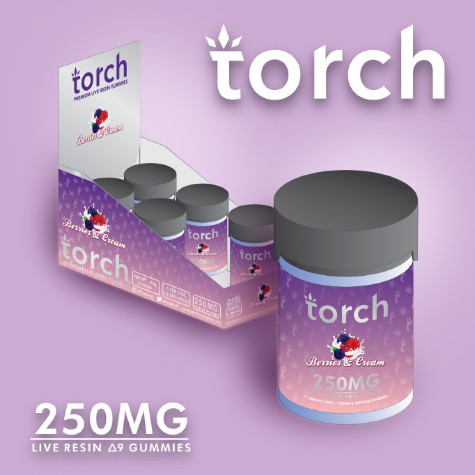 TORCH DELTA 9 LIVE RESIN GUMMIES 250MG