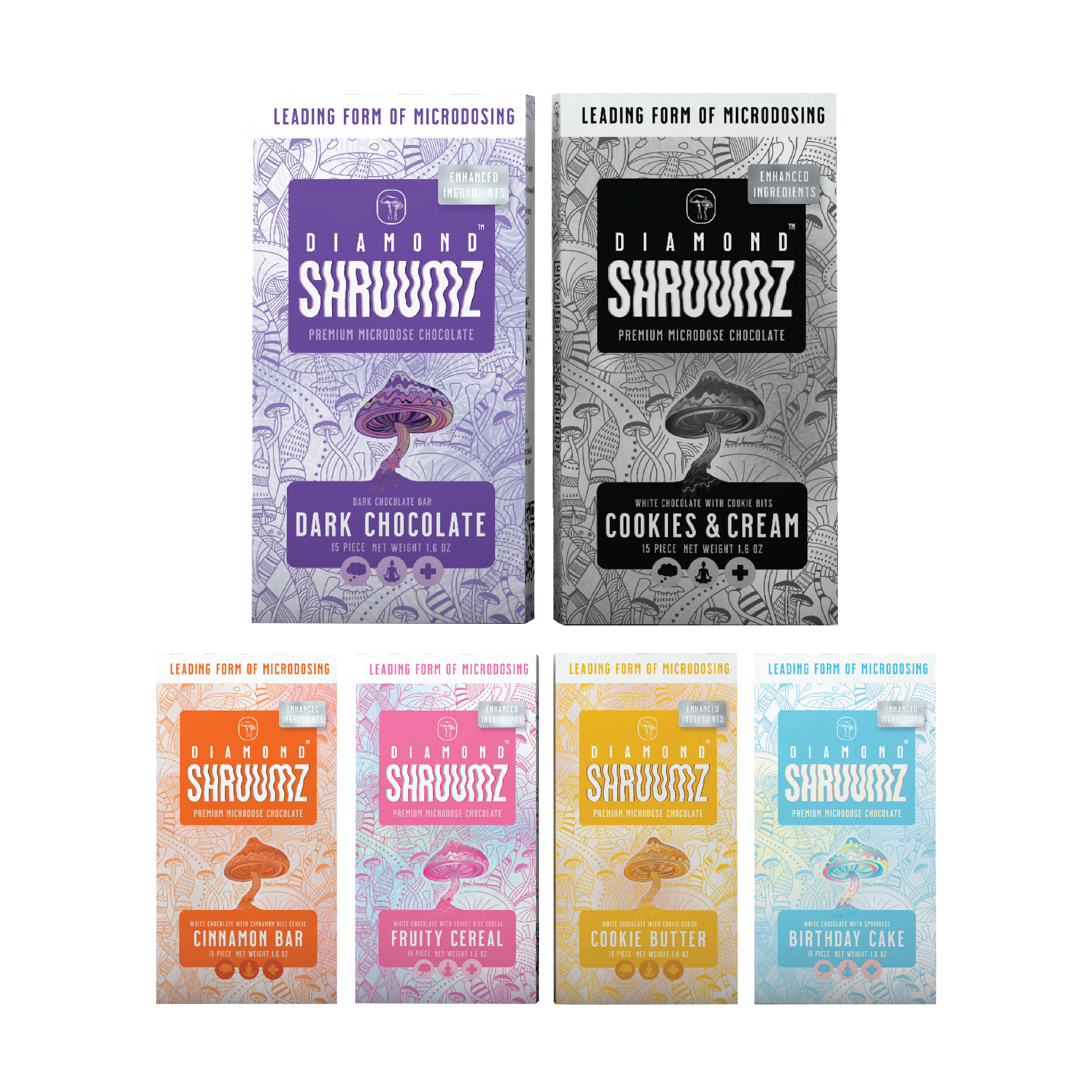 SHRUUMZ DIAMOND SHRUUMZ CHOCOLATE BAR | 15PC