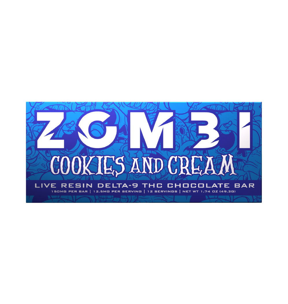 ZOMBI DELTA 9 CHOCOLATE BAR 150MG