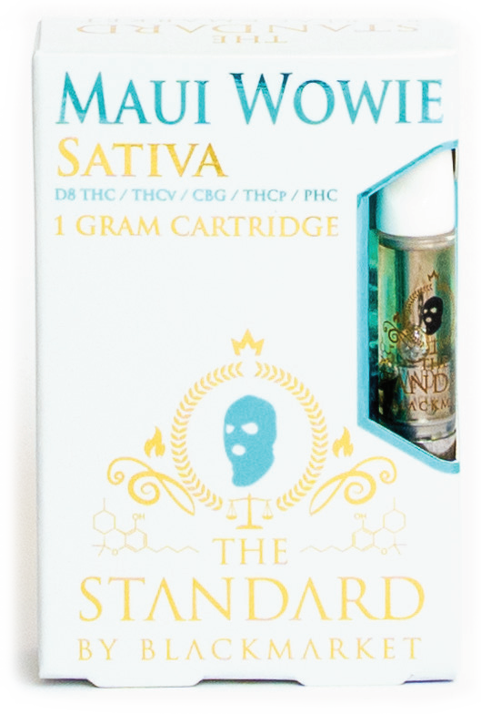 STANDARD THE STANDARD RARE CANNABINOID BLEND VAPE CARTRIDGE 1G AS D8+ THCV+ CBG+ THCP+ PHC