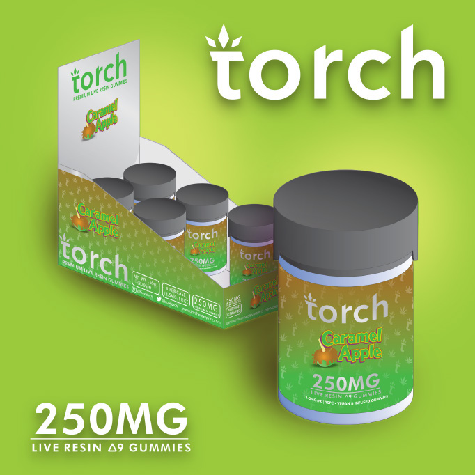 TORCH DELTA 9 LIVE RESIN GUMMIES 250MG
