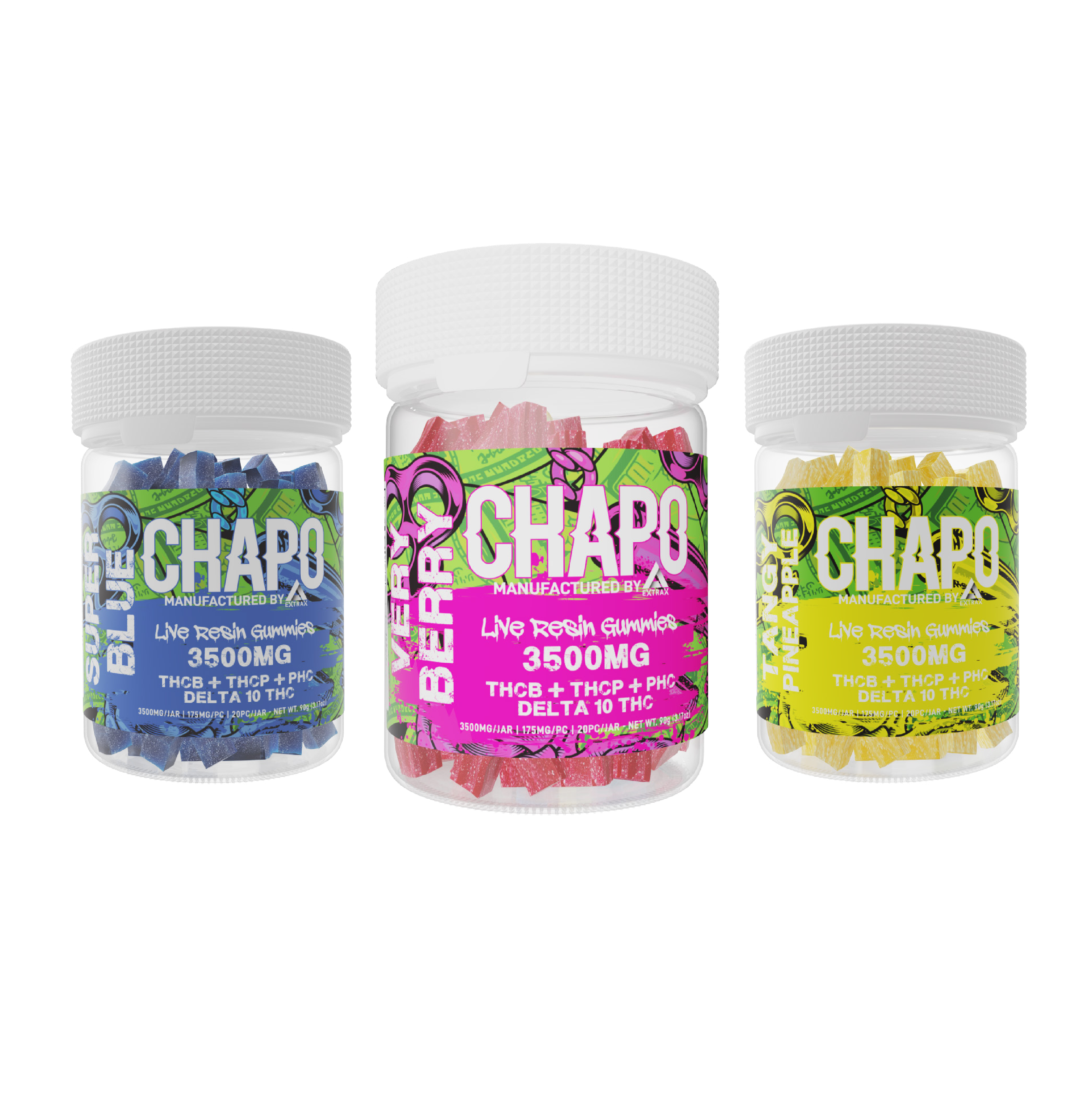 CHAPO EXTRAX LIVE RESIN GUMMIES 3500MG