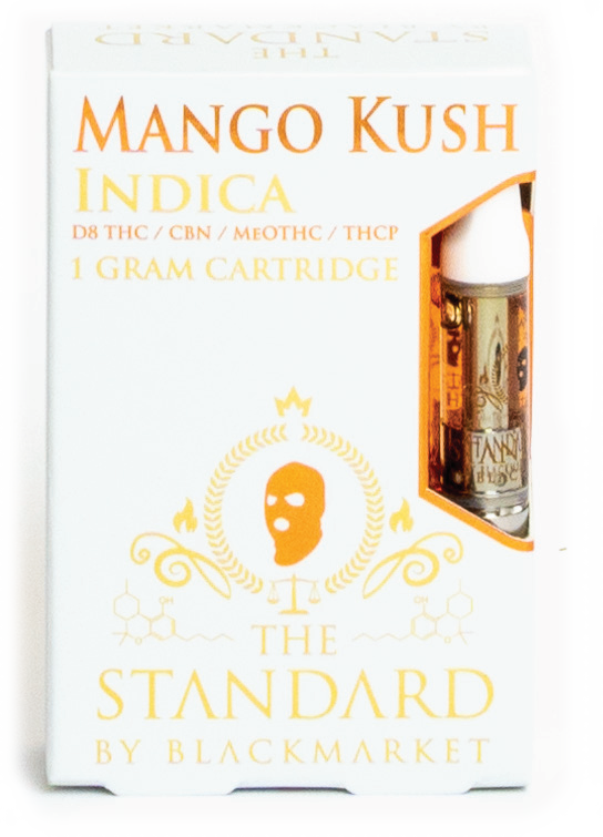 STANDARD THE STANDARD RARE CANNABINOID BLEND VAPE CARTRIDGE 1G AS D8+ THCV+ CBG+ THCP+ PHC