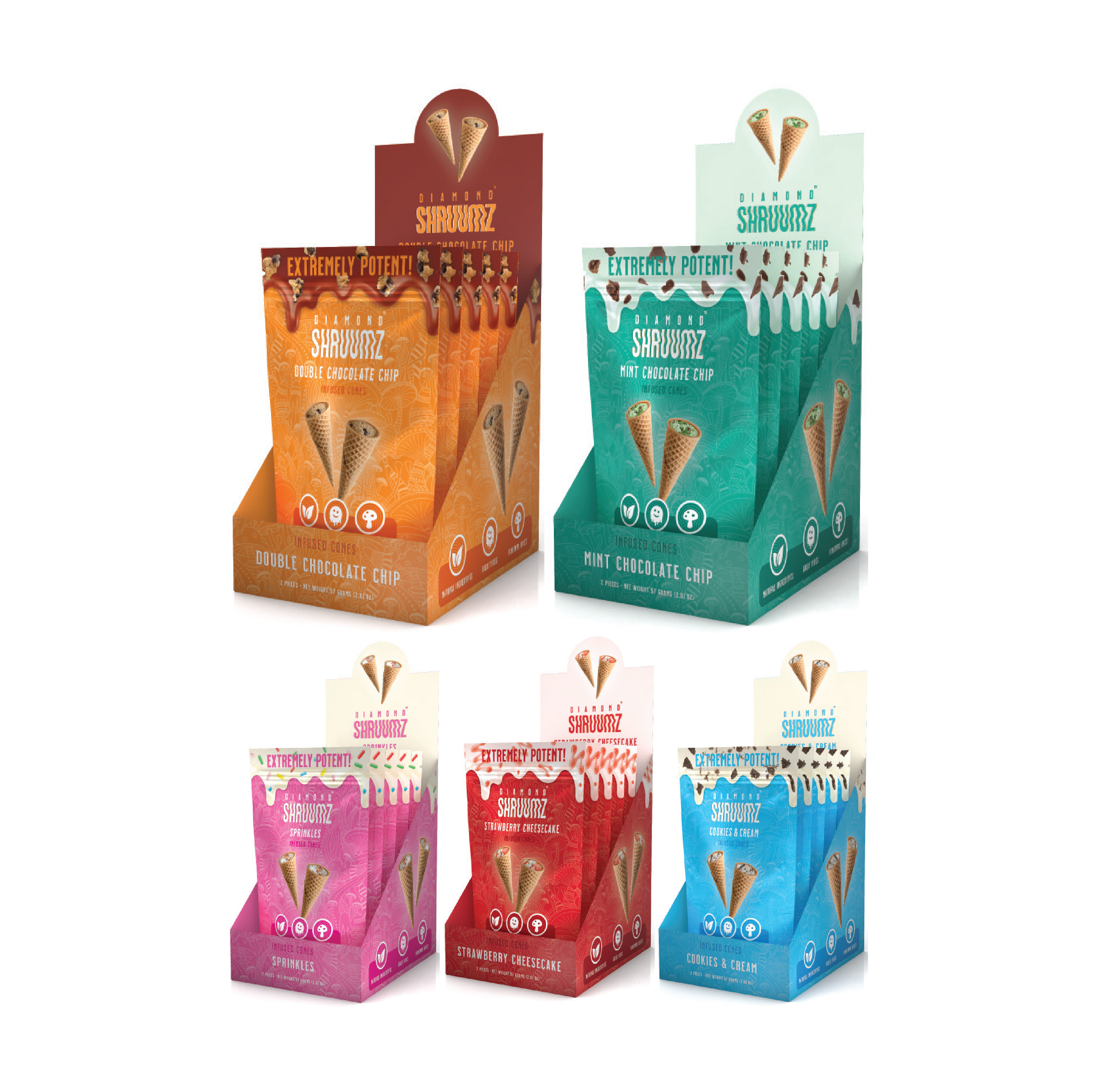 SHRUUMZ DIAMOND SHRUUMZ INFUSED CONES | 2PC