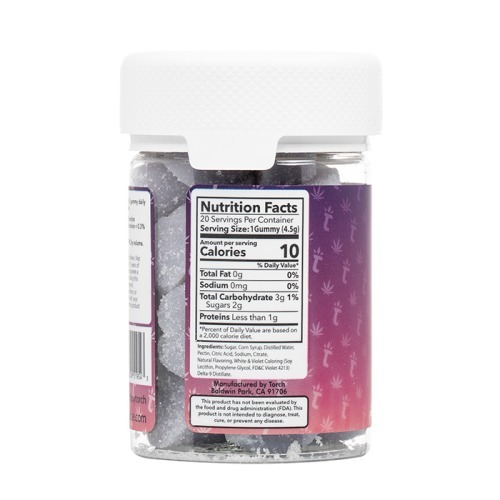 TORCH DELTA 9 LIVE RESIN GUMMIES 250MG