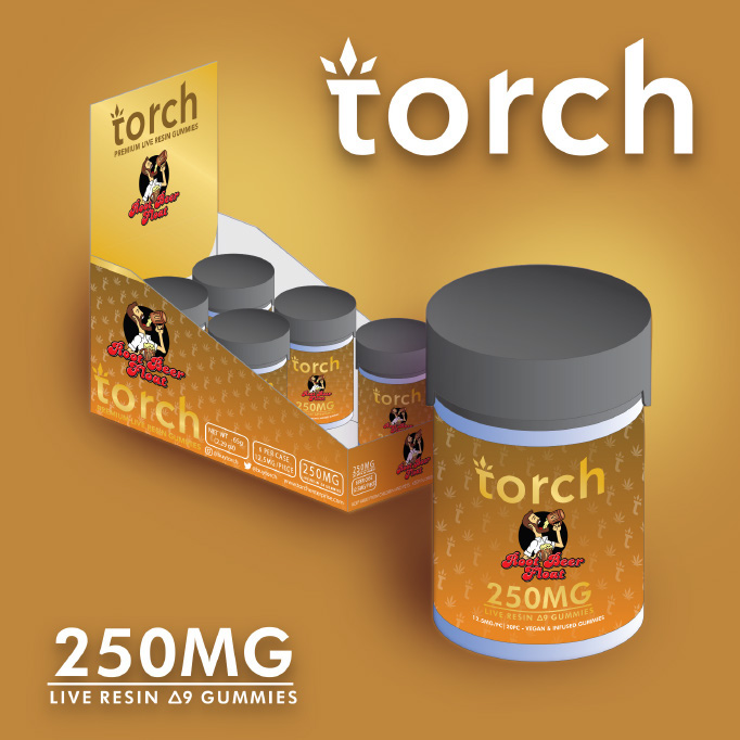 TORCH DELTA 9 LIVE RESIN GUMMIES 250MG