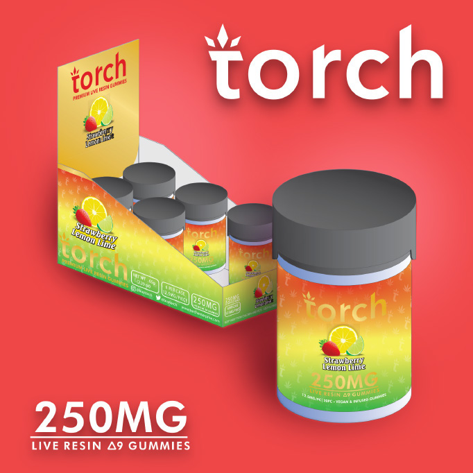 TORCH DELTA 9 LIVE RESIN GUMMIES 250MG