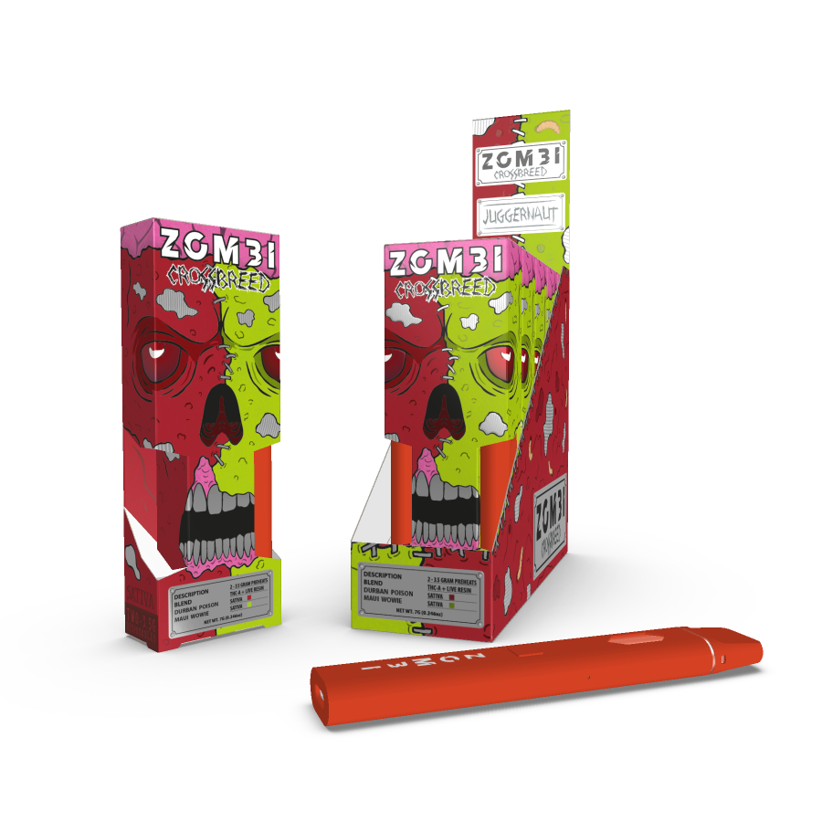 ZOMBI CROSSBREED JUGGERNAUT - 3.5G DISPOSABLE 2PK(7G)