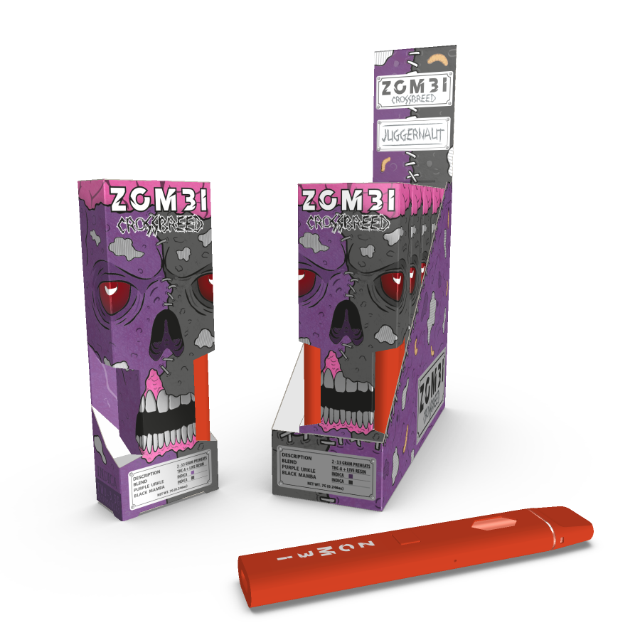 ZOMBI CROSSBREED JUGGERNAUT - 3.5G DISPOSABLE 2PK(7G)