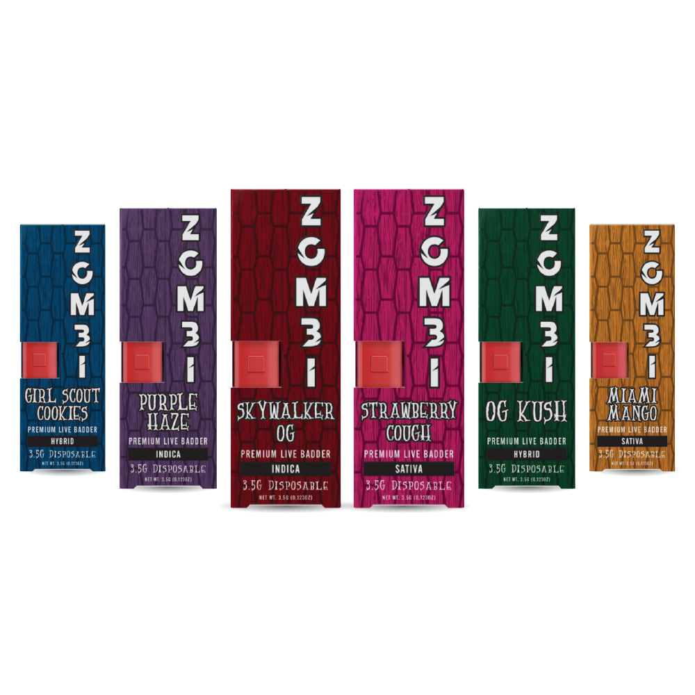 ZOMBI PREMIUM LIVE BADDER - 3.5G DISPOSABLE VAPE