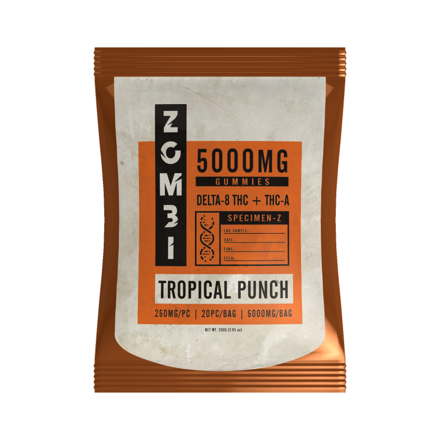 ZOMBI THCA 5,000MG GUMMIES