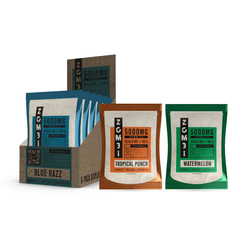 ZOMBI THCA 5,000MG GUMMIES