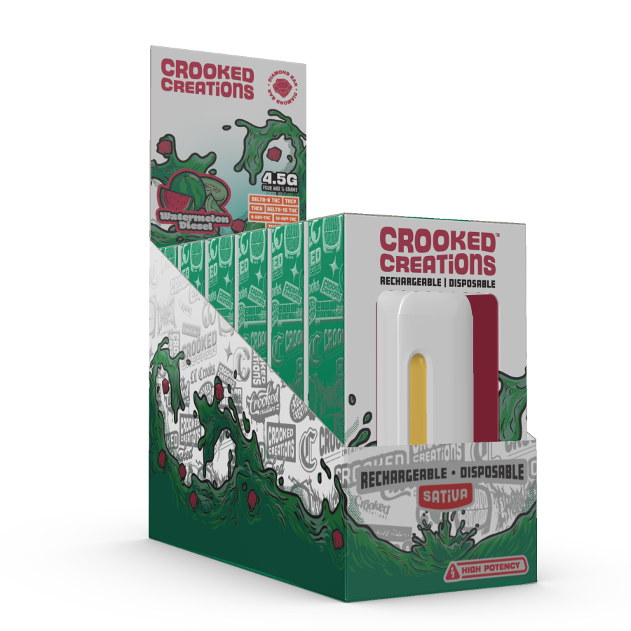 CROOKED CREATIONS 4.5G DISPOSABLE VAPE