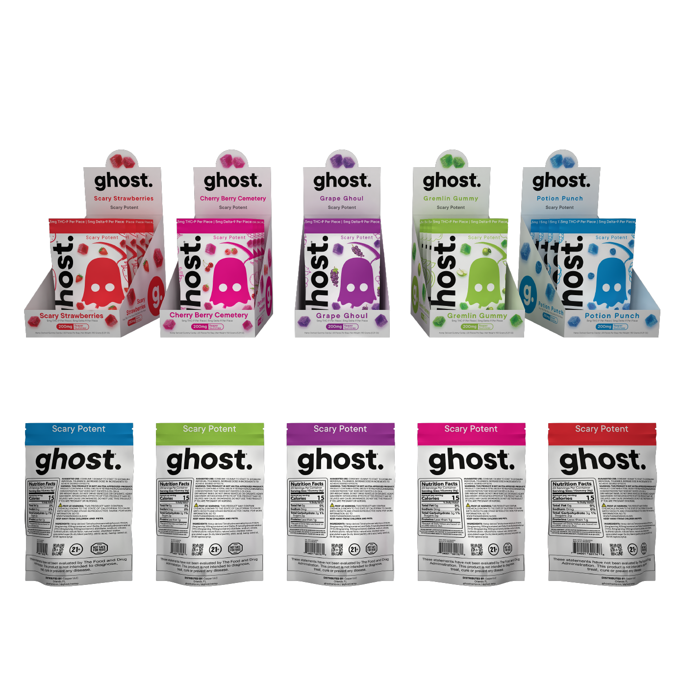 GHOST REAPER 1:1 - D9:THCP GUMMIES