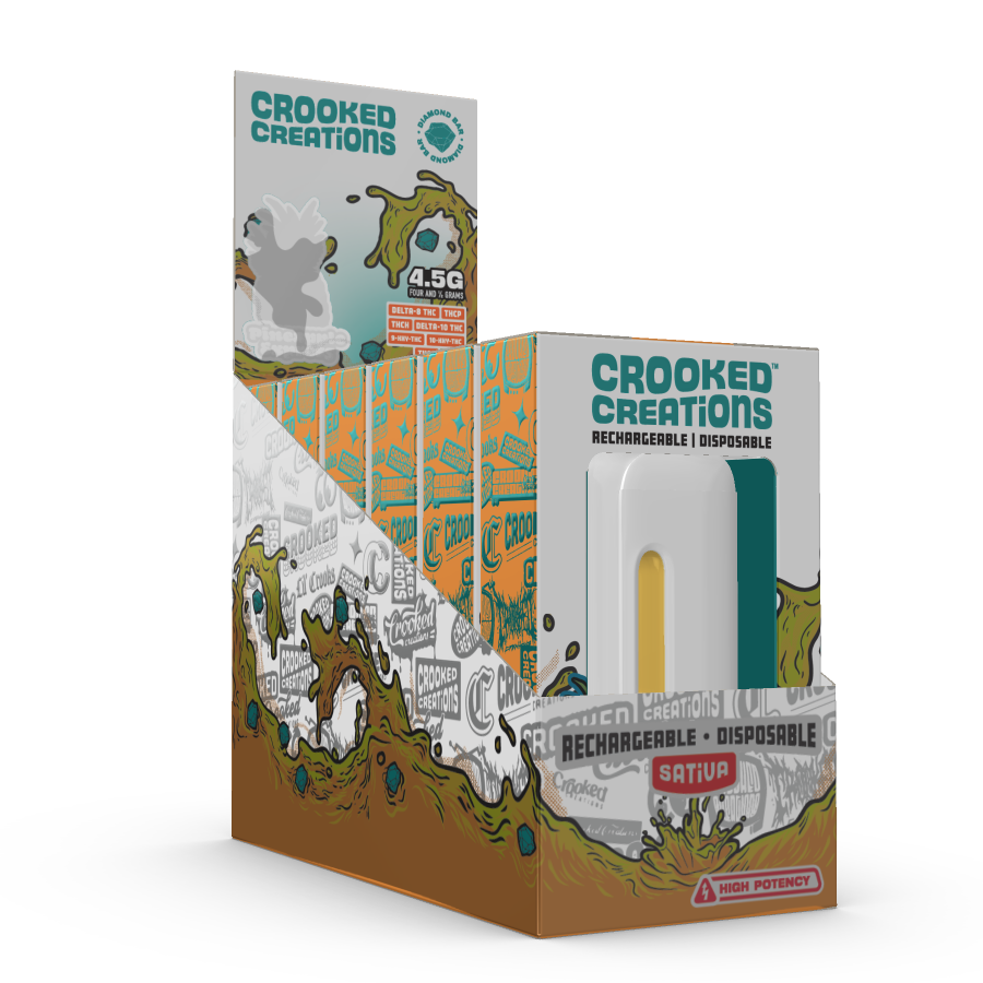 CROOKED CREATIONS 4.5G DISPOSABLE VAPE