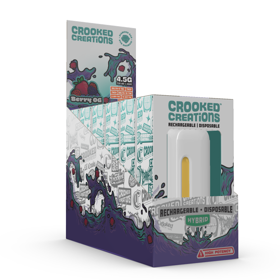 CROOKED CREATIONS 4.5G DISPOSABLE VAPE