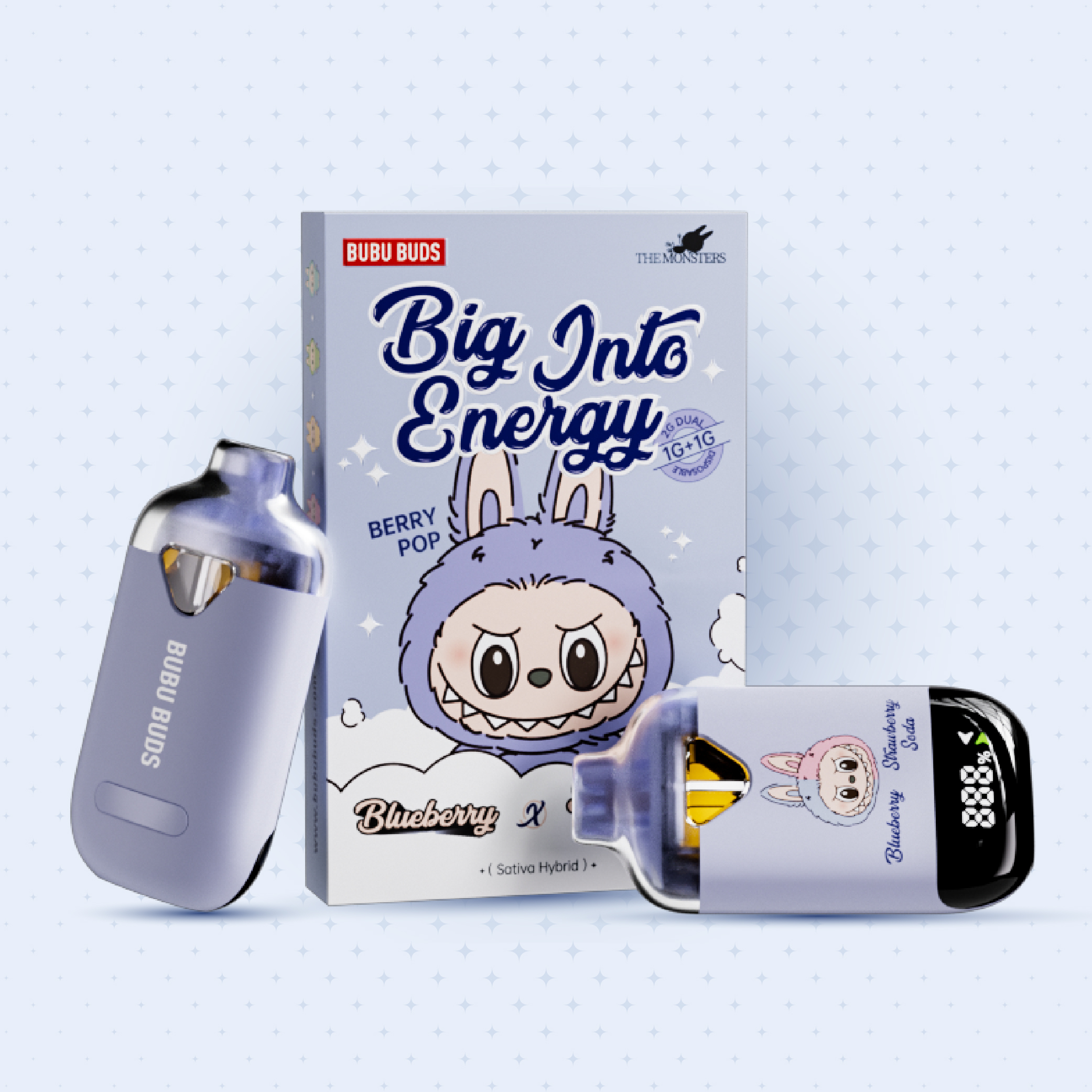 Bububuds 2G Dual Flavor Disposable Vape